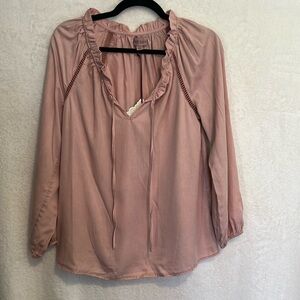 Blush XS Long Sleeve Knox Rose Top